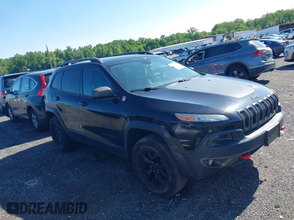 2016 Jeep Cherokee Trailhawk z VIN 1C4PJMBS6GW162742, wystawiony jako IAAI lot #42383200 z przebiegiem 124 791 mil mil oraz . Historia ofert i sprzedaży dostępna na DreamBid. Obrazek 13.