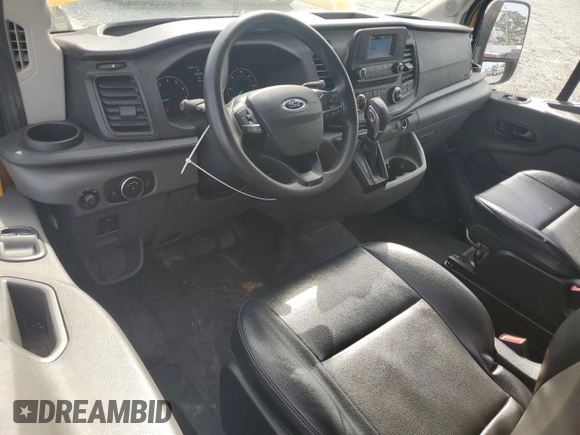 2021 Ford Transit Cargo with VIN 1FTBR1X84MKA08421, listed as a Copart auction lot 50013225 with 99,397 mi miles and Salvage Title. Bid and sale history available at DreamBid. Image 8.