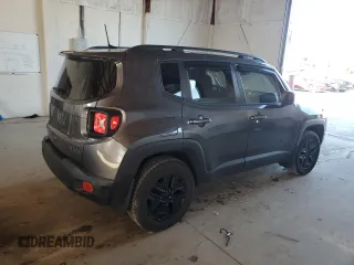 2018 Jeep Renegade Sport with VIN ZACCJBAB4JPH57193, listed as a Copart auction lot 57388075 with 189,413 mi miles and Salvage title. Bid and sale history available at DreamBid. Image 3.