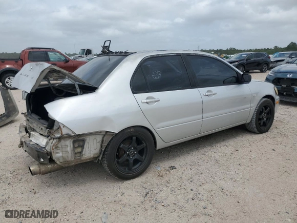 2002 Mitsubishi Lancer ES with VIN JA3AJ26E52U024157, listed as a Copart auction lot 52048805 with 169,750 mi miles and Salvage Title. Bid and sale history available at carsss.com. Image 3.