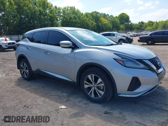 2020 Nissan Murano S with VIN 5N1AZ2AS4LN173240, listed as a IAAI auction lot 37473427 with 53,915 mi miles and . Bid and sale history available at DreamBid. Image 1.