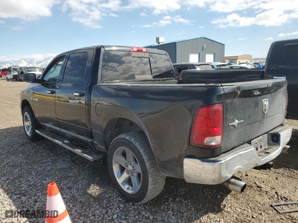 2009 Dodge Ram 1500 SLT with VIN 1D3HB13T19S749245, listed as a Copart auction lot 49701655 with 154,493 mi miles and Salvage Title. Bid and sale history available at carsss.com. Image 2.