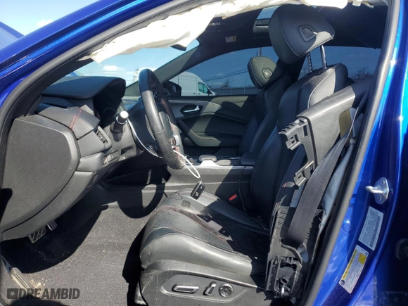 2021 Acura TLX w/A-Spec Package with VIN 19UUB5F56MA013302, listed as a Copart auction lot 50622565 with 47,059 mi miles and Salvage Title. Bid and sale history available at carsss.com. Image 7.