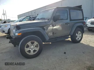 2018 Jeep Wrangler Sport with VIN 1C4GJXAG4JW150854, listed as a Copart auction lot 80236694 with 46,081 mi miles and Salvage Title. Bid and sale history available at carsss.com. Image 1.