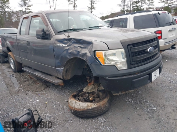 2013 Ford F-150 XL with VIN 1FTEX1CM5DFB69715, listed as a IAAI auction lot 41259318 with 176,916 mi miles. Bid and sale history available at carsss.com. Image 1.