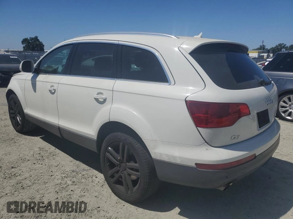 2009 Audi Q7 with VIN WA1AY74L59D006225, listed as a Copart auction lot 61760315 with 126,247 mi miles and Salvage title. Bid and sale history available at DreamBid. Image 2.