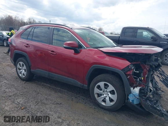 2019 Toyota RAV4 LE with VIN JTMG1RFV2KD005523, listed as a IAAI auction lot 41910005 with 64,119 mi miles. Bid and sale history available at carsss.com. Image 1.