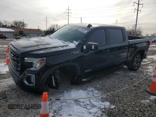 2022 GMC Sierra 1500 Limited AT4 with VIN 3GTP9EEL6NG151500, listed as a Copart auction lot 45860865 with 45,763 mi miles and Salvage Title. Bid and sale history available at carsss.com. Image 1.