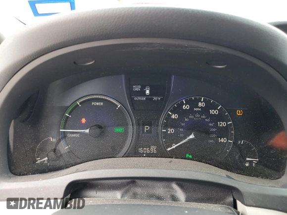 2012 Lexus RX 450h with VIN JTJZB1BA5C2006346, listed as a Copart auction lot 86299484 with 160,696 mi miles and Salvage title. Bid and sale history available at DreamBid. Image 9.
