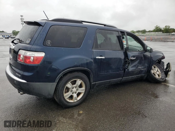 2008 GMC Acadia SLE1 z VIN 1GKEV13798J259036, wystawiony jako Copart lot #60144425 z przebiegiem 133 370 mil mil oraz Szkoda całkowita • Salvage title. Historia ofert i sprzedaży dostępna na DreamBid. Obrazek 3.