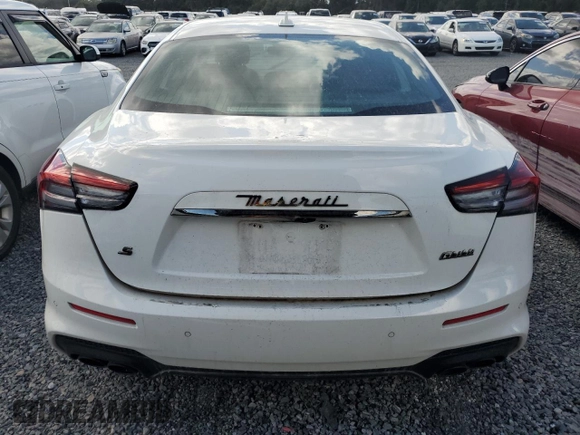 2021 Maserati Ghibli S with VIN ZAM57YSA6M1378227, listed as a Copart auction lot 73846784 with Not provided miles and Non repairable. Bid and sale history available at DreamBid. Image 6.