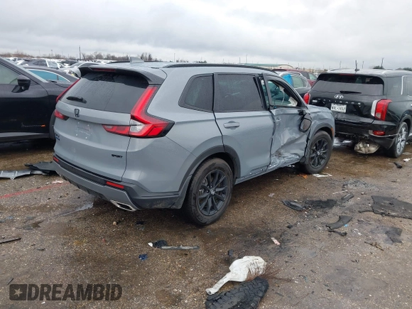2024 Honda CR-V Sport-L with VIN 7FARS5H89RE001224, listed as a IAAI auction lot 41558506 with 7,607 mi miles and . Bid and sale history available at DreamBid. Image 4.