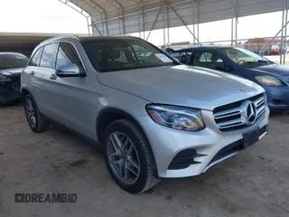2018 Mercedes-Benz GLC with VIN WDC0G4KB3JV054716, listed as a IAAI auction lot 41501868 with 110,631 mi miles. Bid and sale history available at carsss.com. Image 1.