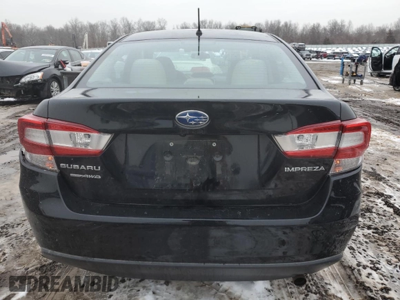 2020 Subaru Impreza with VIN 4S3GKAB62L3604197, listed as a Copart auction lot 44809565 with 85,259 mi miles and Salvage title. Bid and sale history available at DreamBid. Image 6.