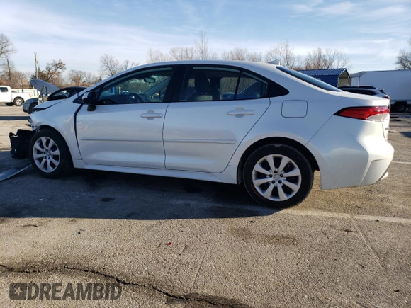 2022 Toyota Corolla LE with VIN 5YFEPMAE6NP386052, listed as a Copart auction lot 43145015 with 40,011 mi miles and Salvage Title. Bid and sale history available at carsss.com. Image 2.