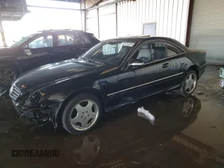2001 Mercedes-Benz CL-Class with VIN WDBPJ78JX1A010532, listed as a Copart auction lot 85134304 with 0 mi miles and Salvage Title. Bid and sale history available at carsss.com. Image 1.
