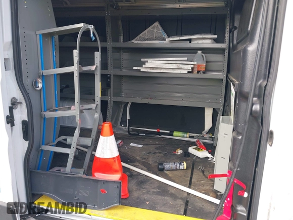 2023 Ram ProMaster Cargo with VIN 3C6LRVAGXPE583679, listed as a IAAI auction lot 41915002 with 44,644 mi miles and . Bid and sale history available at DreamBid. Image 8.