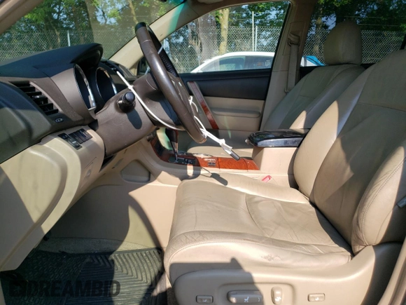 2009 Toyota Highlander Limited with VIN JTEDS42A092088408, listed as a Copart auction lot 62070035 with 201,260 mi miles and Salvage title. Bid and sale history available at DreamBid. Image 7.