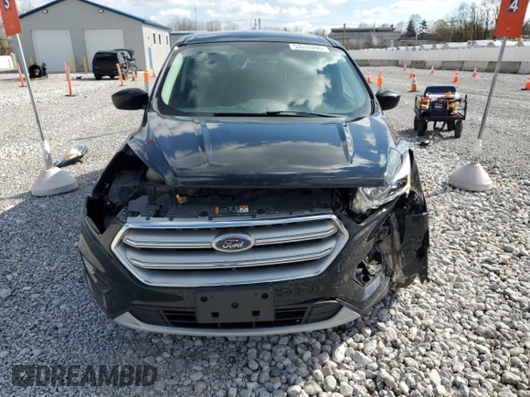 2017 Ford Escape SE with VIN 1FMCU9GDXHUC69976, listed as a Copart auction lot 53529355 with 127,074 mi miles and Salvage Title. Bid and sale history available at DreamBid. Image 5.