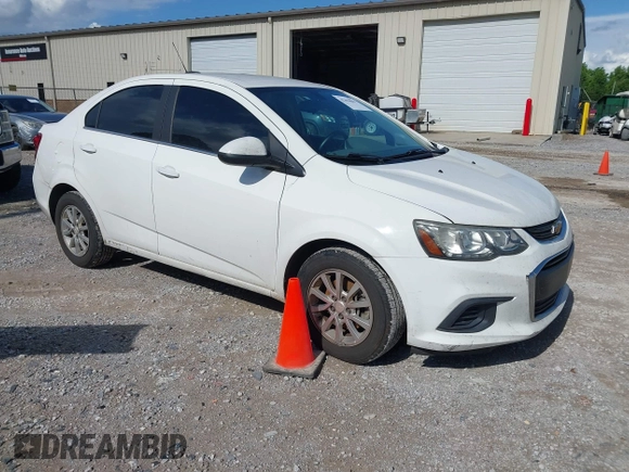 2017 Chevrolet Sonic LT with VIN 1G1JD5SHXH4132396, listed as a IAAI auction lot 42394041 with 106,893 mi miles and . Bid and sale history available at DreamBid. Image 1.