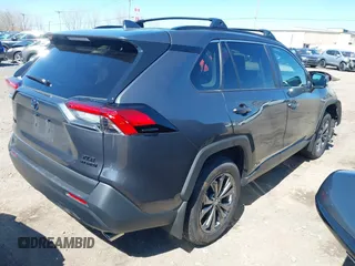 2024 Toyota RAV4 Hybrid XLE Premium with VIN 2T3B6RFVXRW082567, listed as a IAAI auction lot 42059419 with 3,039 mi miles. Bid and sale history available at carsss.com. Image 4.