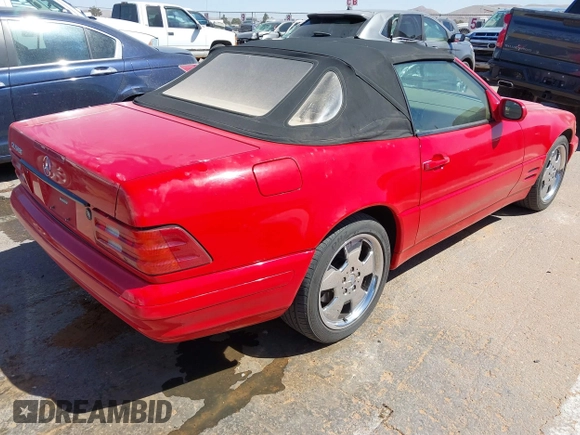 1999 Mercedes-Benz SL 500 z VIN WDBFA68F6XF177239, wystawiony jako IAAI lot #41837553 z przebiegiem 138 715 mil mil oraz . Historia ofert i sprzedaży dostępna na DreamBid. Obrazek 4.