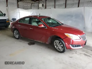 2014 Buick Regal Premium I with VIN 2G4GN5EX2E9295338, listed as a Copart auction lot 54765405 with 131,293 mi miles and Salvage title. Bid and sale history available at DreamBid. Image 4.