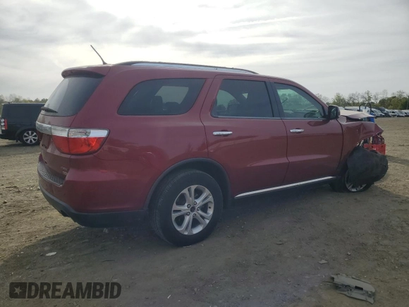 2013 Dodge Durango Crew with VIN 1C4RDJDG5DC686517, listed as a Copart auction lot 54696275 with Not provided miles and Salvage title. Bid and sale history available at DreamBid. Image 3.