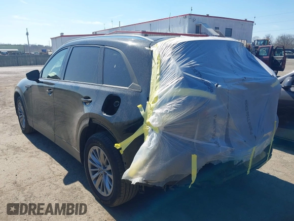2024 Mazda CX-90 Preferred Plus with VIN JM3KKCHD7R1110327, listed as a IAAI auction lot 41711481 with 24,871 mi miles and . Bid and sale history available at DreamBid. Image 3.