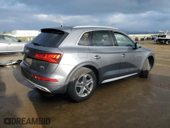 2018 Audi Q5 Premium Plus with VIN WA1BNAFY7J2227246, listed as a Copart auction lot 51261745 with 35,376 mi miles and Salvage Title. Bid and sale history available at carsss.com. Image 3.