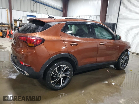 2020 Buick Encore GX Essence with VIN KL4MMGSL8LB126132, listed as a Copart auction lot 45114705 with 19,680 mi miles and Salvage title. Bid and sale history available at DreamBid. Image 3.