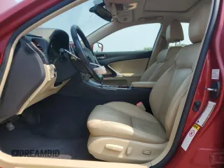 2008 Lexus IS 250 with VIN JTHCK262882027649, listed as a Copart auction lot 60281105 with 160,383 mi miles and Salvage title. Bid and sale history available at DreamBid. Image 7.