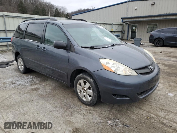 2006 Toyota Sienna CE with VIN 5TDZA23C06S549175, listed as a Copart auction lot 86749564 with 209,054 mi miles and Salvage Title. Bid and sale history available at carsss.com. Image 4.