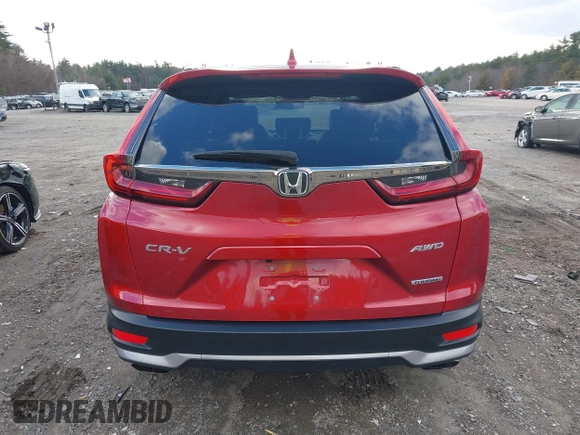2022 Honda CR-V Touring with VIN 7FARW2H99NE025769, listed as a IAAI auction lot 41080781 with 41,278 mi miles. Bid and sale history available at carsss.com. Image 16.