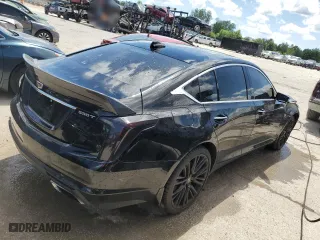 2021 Cadillac CT5 Premium Luxury with VIN 1G6DT5RW4M0112161, listed as a Copart auction lot 54462774 with 35,611 mi miles and Salvage Title. Bid and sale history available at carsss.com. Image 3.