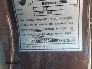 2006 Maserati Quattroporte z VIN ZAMCE39A460022373, wystawiony jako Copart lot #56416065 z przebiegiem 94 251 mil mil oraz Tytuł czysty. Historia ofert i sprzedaży dostępna na DreamBid. Obrazek 12.