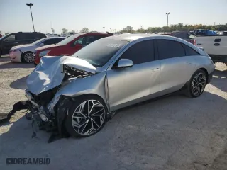 2024 Hyundai IONIQ 6 Limited with VIN KMHM54AC6RA058295, listed as a Copart auction lot 75191214 with 0 mi miles and Salvage Title. Bid and sale history available at carsss.com. Image 1.
