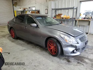 2015 Infiniti Q40 with VIN JN1CV6AP9FM501793, listed as a Copart auction lot 85022104 with Not Provided miles and Salvage Title. Bid and sale history available at carsss.com. Image 4.
