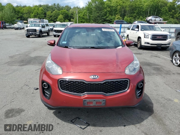 2018 Kia Sportage EX z VIN KNDPNCAC8J7369689, wystawiony jako Copart lot #57439325 z przebiegiem 173 726 mil mil oraz Szkoda całkowita • Salvage title. Historia ofert i sprzedaży dostępna na DreamBid. Obrazek 5.