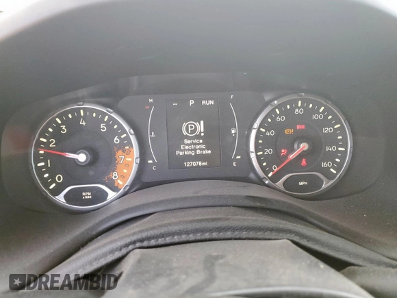 2017 Jeep Renegade Latitude with VIN ZACCJABB6HPE61224, listed as a Copart auction lot 57641775 with 127,078 mi miles and Salvage title. Bid and sale history available at DreamBid. Image 9.