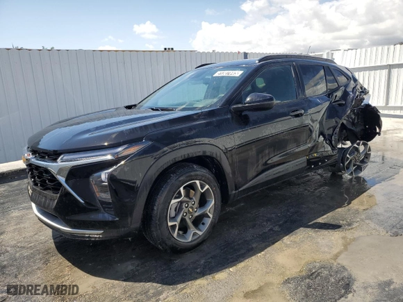 2025 Chevrolet Trax LT with VIN KL77LHEP0SC186566, listed as a Copart auction lot 51307445 with 1,793 mi miles and Clean Title. Bid and sale history available at carsss.com. Image 1.