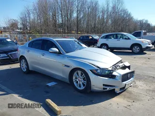 2017 Jaguar XE 25t Premium with VIN SAJAD4BG8HA976156, listed as a IAAI auction lot 41496861 with 83,824 mi miles. Bid and sale history available at carsss.com. Image 1.