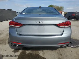 2016 Hyundai Genesis 3.8L with VIN KMHGN4JEXGU115091, listed as a Copart auction lot 47765205 with 29,698 mi miles and Salvage Title. Bid and sale history available at carsss.com. Image 6.
