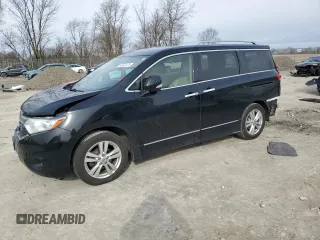 2016 Nissan Quest SV z VIN JN8AE2KP6G9154623, wystawiony jako Copart lot #50372125 z przebiegiem 209 656 mil mil oraz Szkoda całkowita • Salvage title. Historia ofert i sprzedaży dostępna na DreamBid. Obrazek 1.