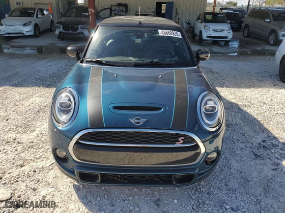 2021 MINI Convertible Cooper S with VIN WMWWJ5C01M3M78056, listed as a Copart auction lot 46868935 with NaN miles and Non Repairable. Bid and sale history available at carsss.com. Image 5.