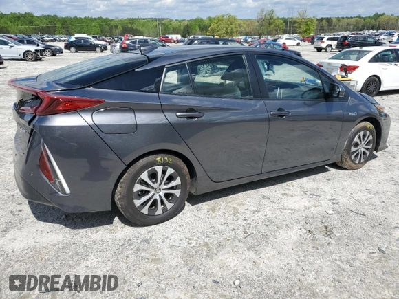 2021 Toyota Prius LE with VIN JTDKAMFP6M3190117, listed as a Copart auction lot 52938355 with 39,569 mi miles and Salvage title. Bid and sale history available at DreamBid. Image 3.
