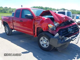2021 Toyota Tacoma SR with VIN 3TYRX5GN6MT016261, listed as a IAAI auction lot 42203262 with 78,744 mi miles and . Bid and sale history available at DreamBid. Image 1.