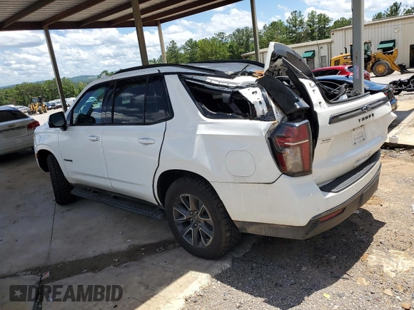 2021 Chevrolet Tahoe Z71 z VIN 1GNSKPKD1MR323641, wystawiony jako Copart lot #60993815 z przebiegiem 78 745 mil mil oraz Szkoda całkowita • Salvage title. Historia ofert i sprzedaży dostępna na DreamBid. Obrazek 2.