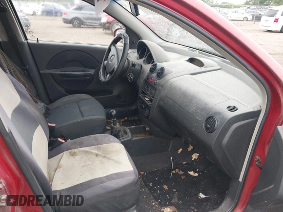 2006 Chevrolet Aveo LS with VIN KL1TD66686B681805, listed as a IAAI auction lot 42307732 with 172,769 mi miles and . Bid and sale history available at DreamBid. Image 5.