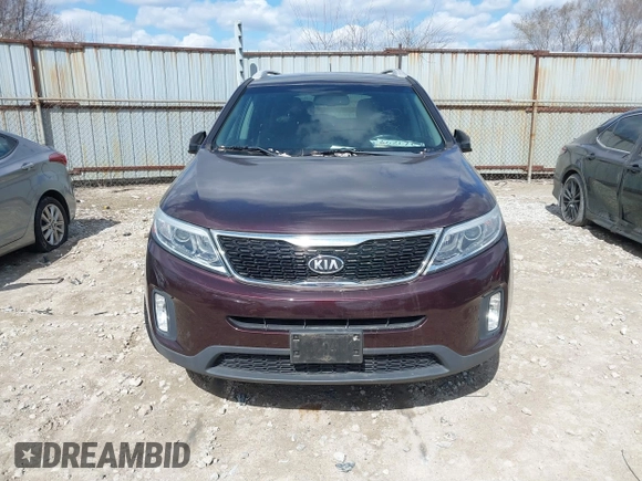 2015 Kia Sorento LX with VIN 5XYKTDA68FG603310, listed as a IAAI auction lot 41898305 with 134,705 mi miles. Bid and sale history available at carsss.com. Image 12.